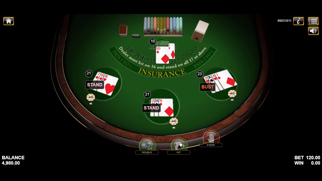 Canucks 3 Hand Blackjack